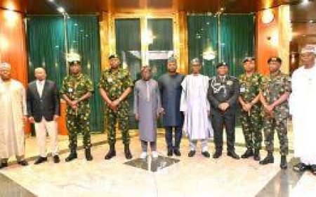 Bola Ahmed Tinubu Meets Defence, Security Chiefs in Abuja