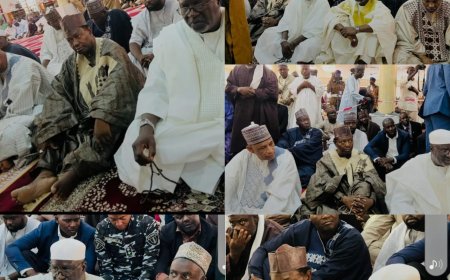 Yobe Deputy Governor Leads Delegation to Mosque Commissioning in Kankara