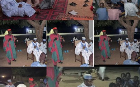 KAIGAMAN POTISKUM VISITS NGOJIN COMMUNITIES, DISTRIBUTES PALLIATIVES AHEAD OF SALLAH