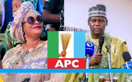 APC Chieftain Farida Jauro Congratulates Idris Shuaibu on North East Vice Chairmanship Win