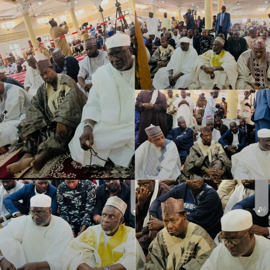 Yobe Deputy Governor Leads Delegation to Mosque Commissioning in Kankara