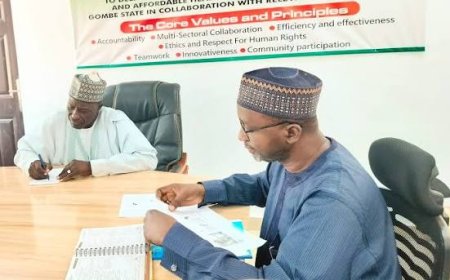Dr. Habu Dahiru Hands Over as Gombe Health Ministry Transitions After Cabinet Dissolution