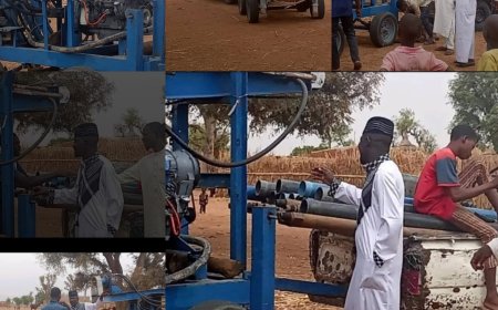 POTISKUM LAWMAKER LAUNCHES WATER PROJECT AT GANDAFURA PRIMARY SCHOOL