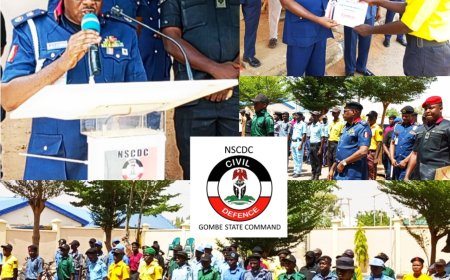 NSCDC Gombe Passes Out 80 Trained Private Guards, Strengthens Private Security Standards