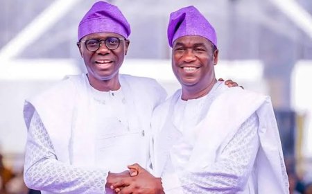 SANWO-OLU’S ALLEGED ENDORSEMENT OF HAMZAT STIRS LAGOS 2027 POLITICS