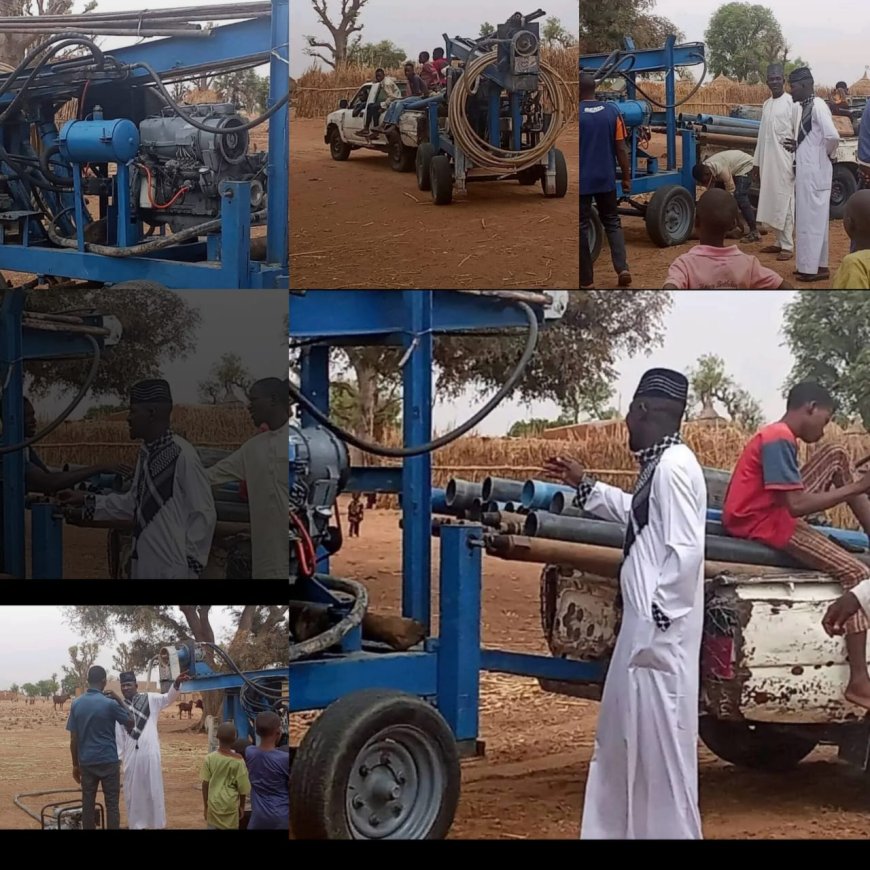 POTISKUM LAWMAKER LAUNCHES WATER PROJECT AT GANDAFURA PRIMARY SCHOOL
