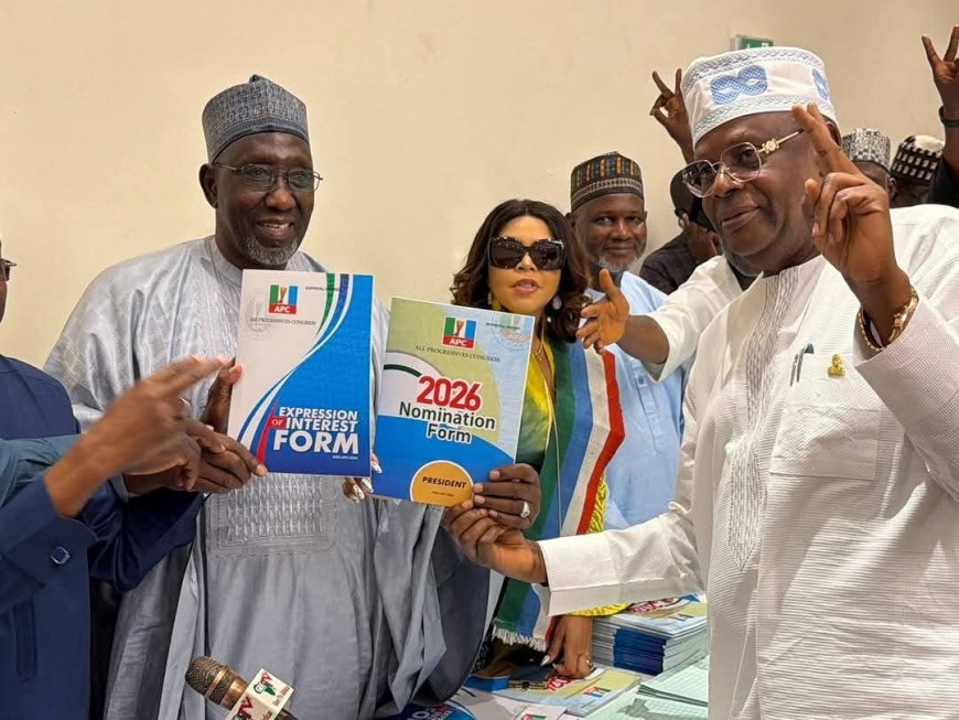 Faleke Secures ₦100 Million APC Nomination Forms for Tinubu’s 2027 Re-Election Bid