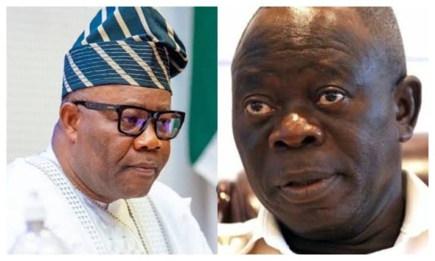 Oshiomhole Alleges Akpabio Wants Him Sidelined from Senate