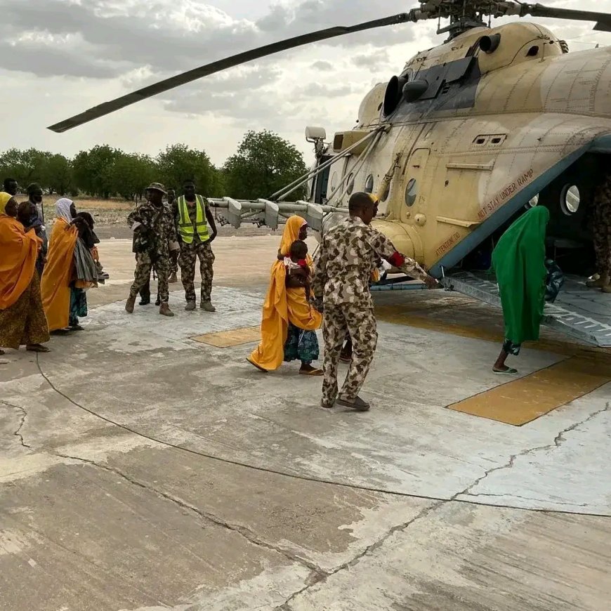 Nigerian Troops Rescue 47 Women, Children from ISWAP Captivity in Borno