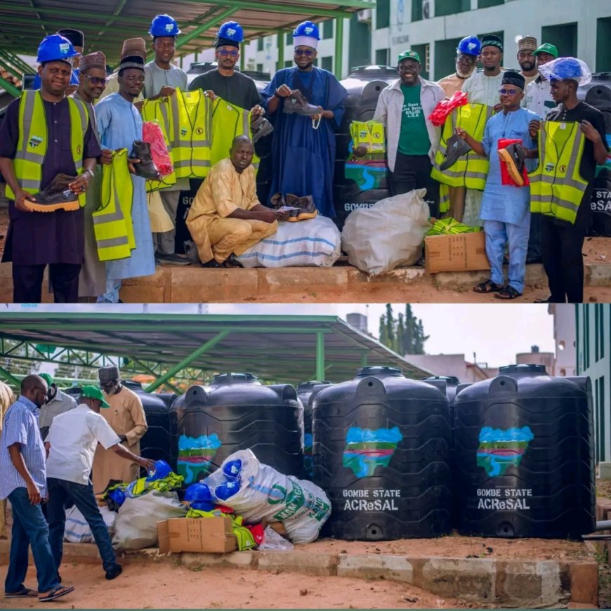 ACReSAL Boosts Gombe Goes Green Initiative with Operational Equipment