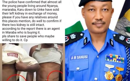 FCT Police Debunks Viral Claim of Kidney Sales in Nyanya, Urges Public to Ignore False Reports